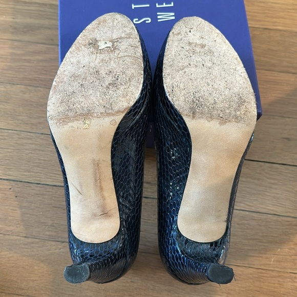 Stuart Weitzman size 6.5 Sea Crystal Snake heel - used in great condition! - Picture 4 of 6